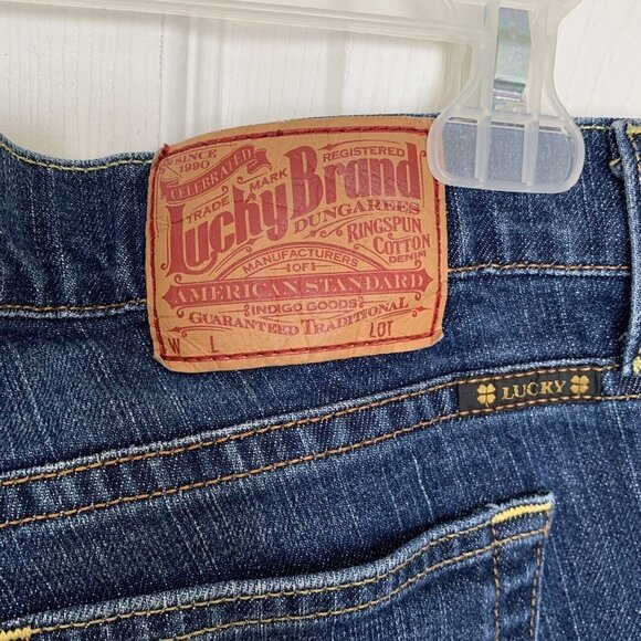 Lucky Brand Jeans Men's 30 Blue Denim Sundown Straight Medium Wash Pants - Picture 8 of 10